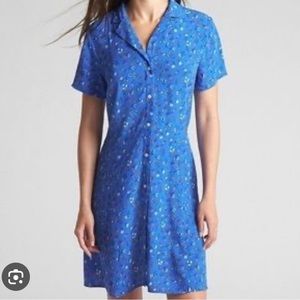 Gap Sun Dress Floral Blue